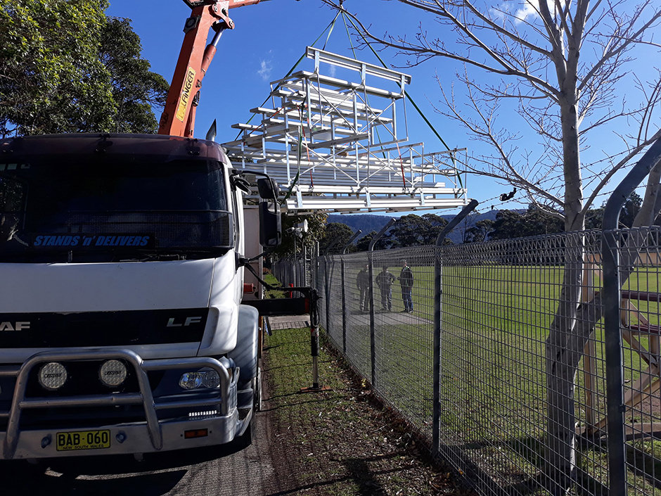Aluminium Grandstands Dapto HS